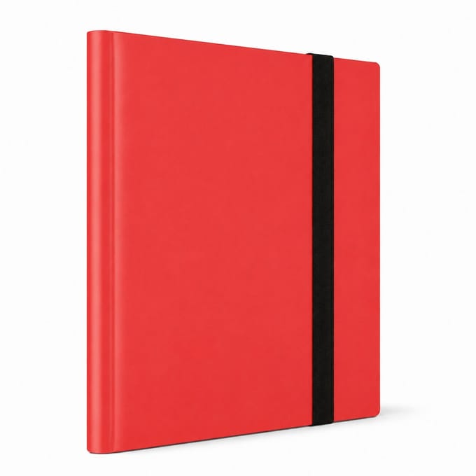 Vavida - Map Pokémon Kaarten - Rood - 360 Kaarten - 30 x 25 cm - Pokémonkaartenmap - Verzamelmap