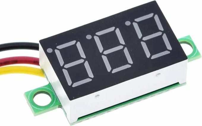 OTRONIC® Voltmeter 0V-100V Groen