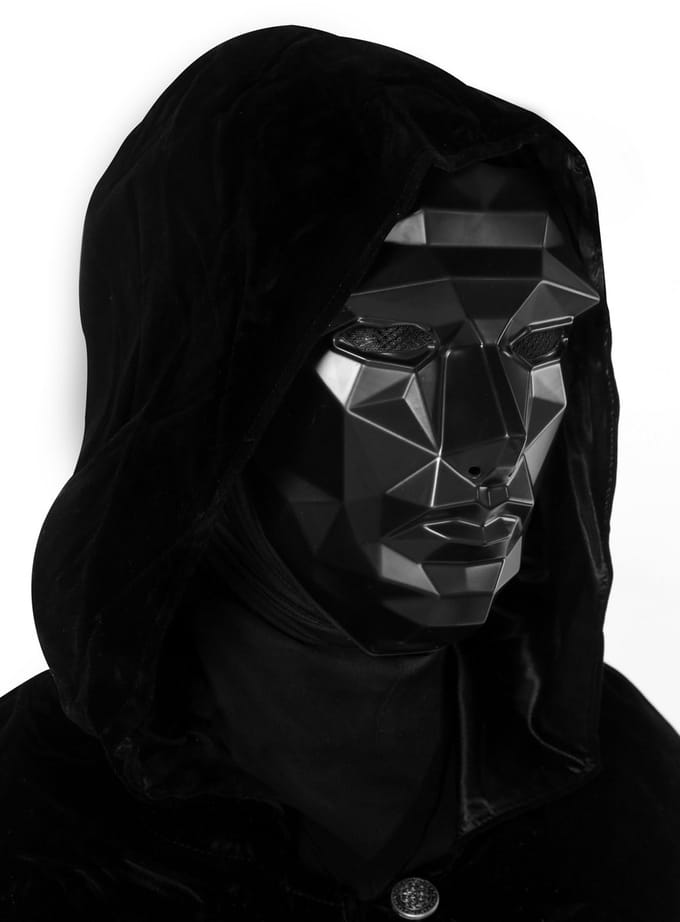 Squid Game Frontman masker met cape kostuum