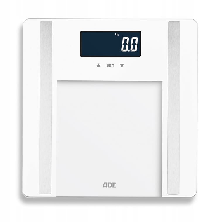 Ade Personenweegschaal Ines Met Body Analyse 30x30cm Incl 2x Aaa