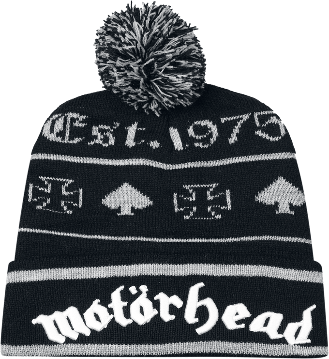 Motörhead Beanie Unisex Beanie - zwart/grijs - Standard