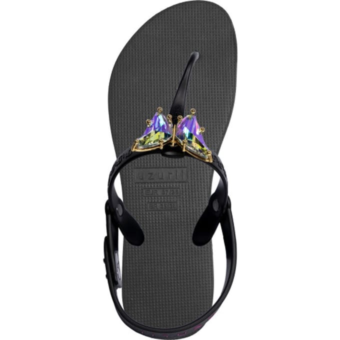 Uzurii | Teenslippers | Dames | Zwart | Maat 35/36