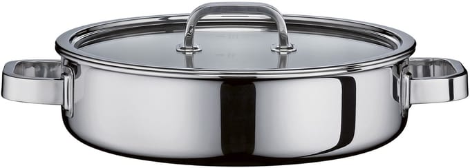 Spring Finesse2+ - Braadpan / Hapjespan - 28 cm - 4 liter - Glazen deksel - RVS