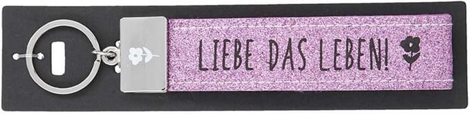 Depesche sleutelhanger vilt roze Love Life accessoire cadeau.