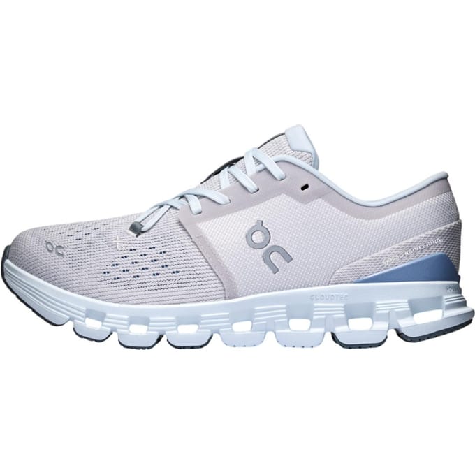 ON Cloud X 4 Silver Chambray Dames Sneakers Grijs 3WE30073278 36 white