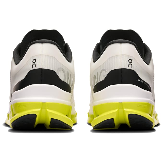 On Cloudflow 5 White | Lime Maat: 44.5 | Hardloopschoenen Outlet | Heren | Wit
