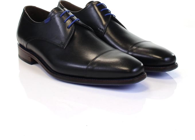 Floris Van Bommel SFM Veterschoenen - Zwart- Heren maat 30064