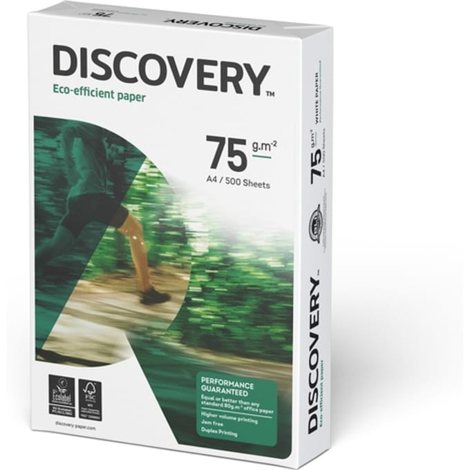 Kopieerpapier Discovery A4 75gr wit 500 vel