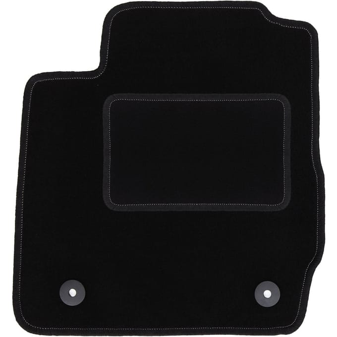 Bestuurdersmat zwart voor: Mazda 2 II hatchback (2007-2015)