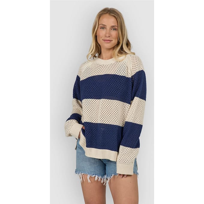 Salty Crew Signal Crew Sweater blauw