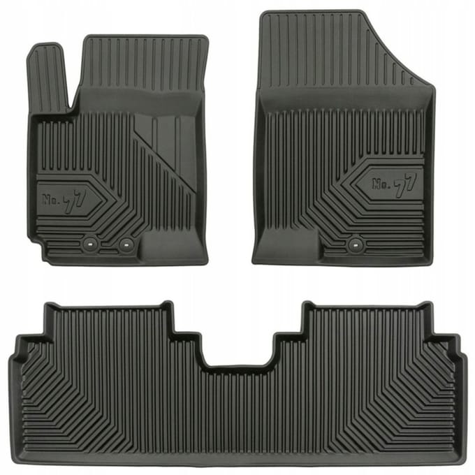 FROGUM No.77 - Automatten Set - KIA Venga automat - TPE rubber - 3D randbescherming - Perfecte pasvorm