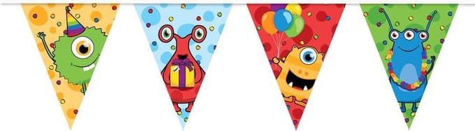 Haza Witbaard Monster Party banner 10mtr.