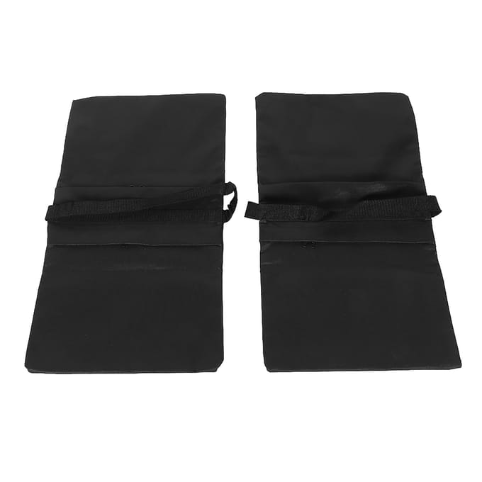 2 STUKS/Set Vulbare Zandzak Gewichtszak voor Foto Video Studio Lichtstatief Statief Apparatuur black