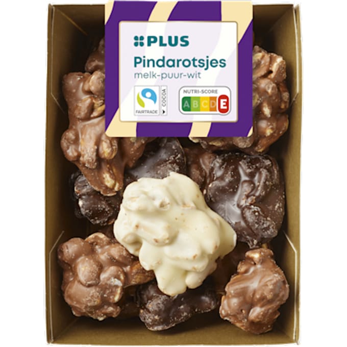 Pindarotsjes melk/wit/puur