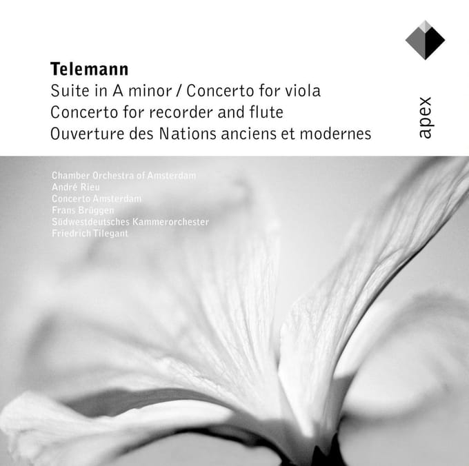 Telemann: Overtures & Concertos / Bruggen, Vester, Leonhardt et al