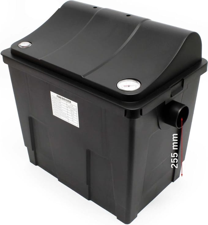 Vijverfilter Complete Set - Vijverpomp - Fonteinpomp - Zwart - 6000L