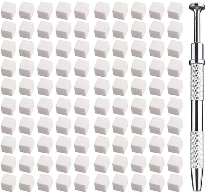 Allecto - Nailart-sponzen - 100 stuks - Mini-kleurrijk - voor