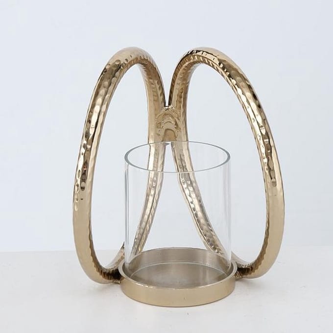 waxinehouder 2 ringen huwelijk vriendschap verloving