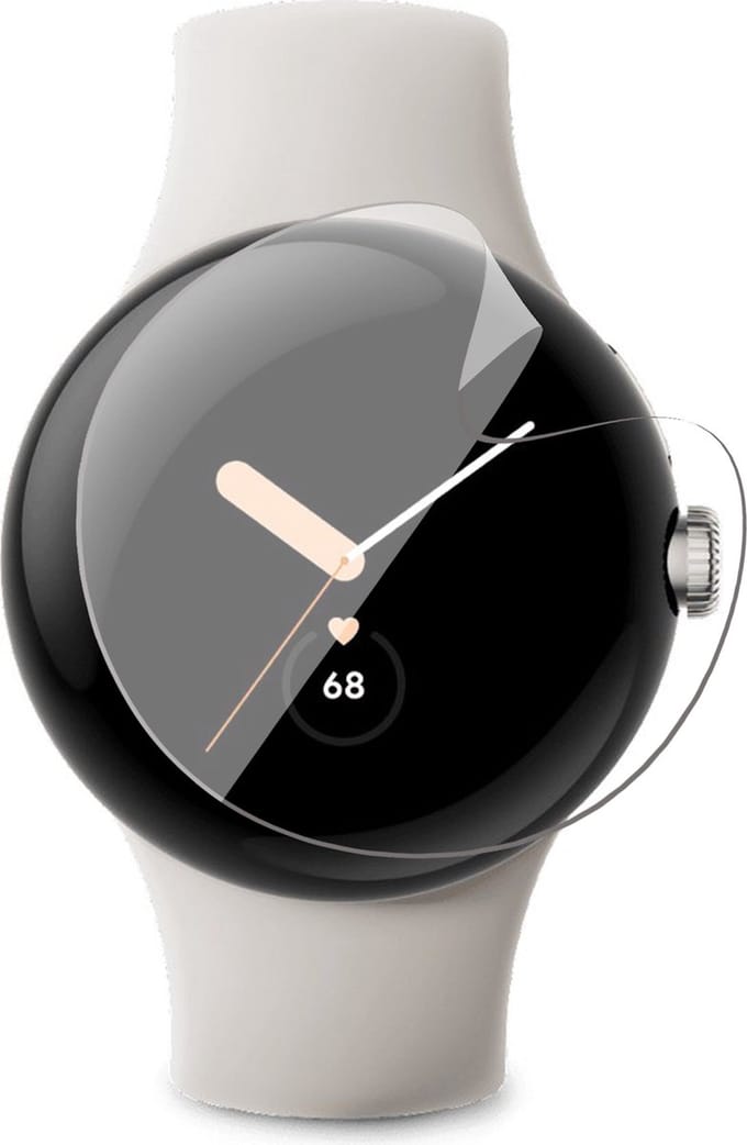 Screenprotector geschikt voor Google Pixel Watch - 1x FlexGuard Screen Protector
