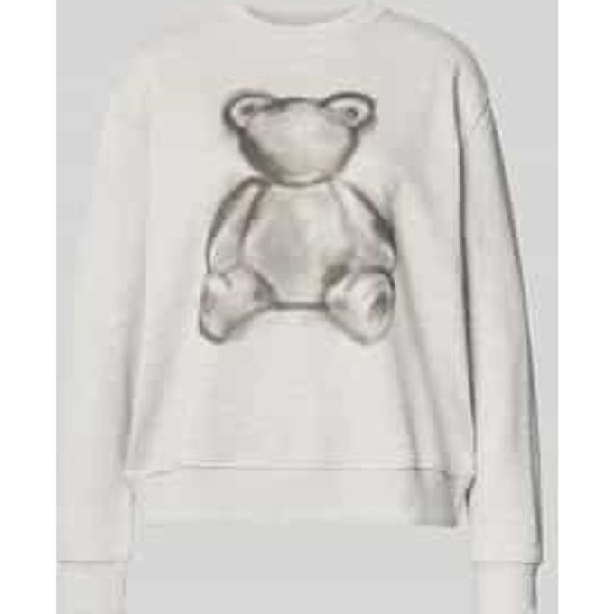 Sweatshirt met motiefprint