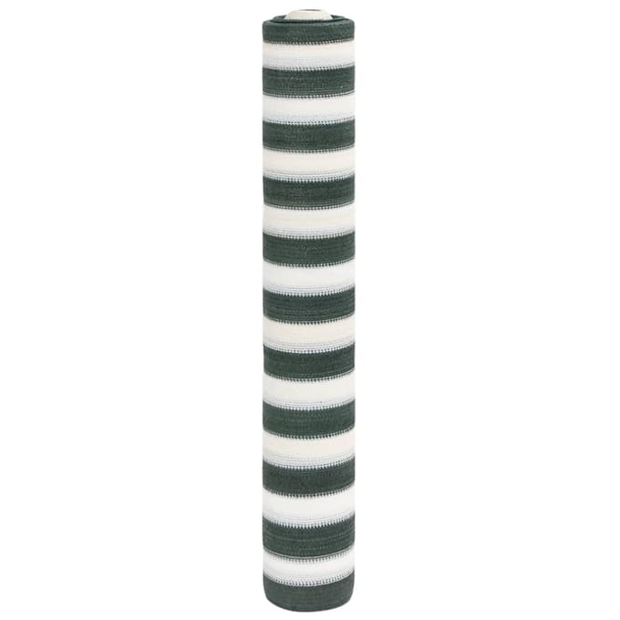 vidaXL - Privacynet - 150 - g/m² - 2x10 - m - HDPE - groen - en - wit