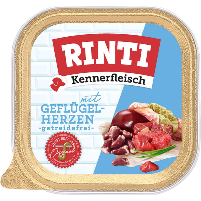 Voordeelpakket Rinti "Kennerfleisch" 9 x 300 g - Gevogelte harten