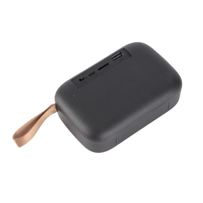 Kleine Bluetooth-luidspreker Bluetooth 4.2 Ondersteuning U-schijf Geheugenkaart Draagbare Draadloze Basis Luidspreker voor zwart