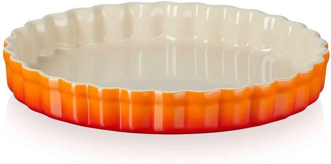 Steengoed Quichevorm met Gecanneleerde Rand Ø 24 cm