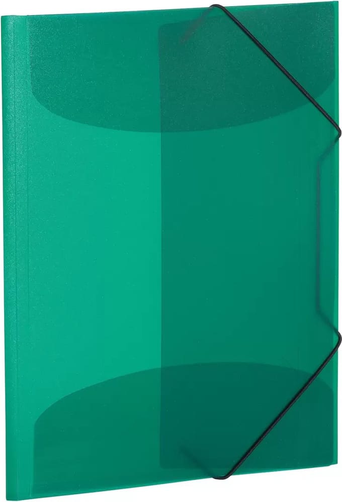 HERMA Elasticated folder A3 PP Doorzichtig Donkergroen