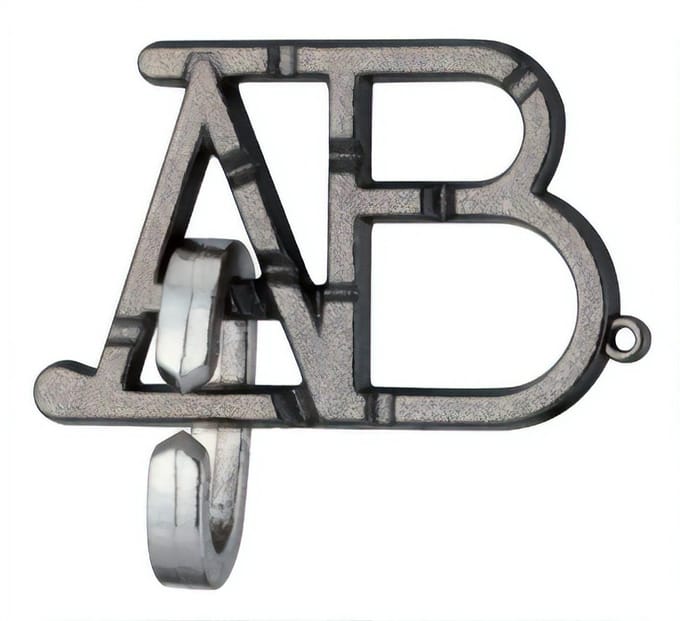 IQ-puzzel - ABC - Metaal - Niveau 1