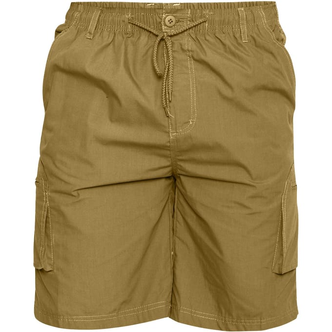 Duke Heren D555 Nick Kingsize Cargo Shorts 4XL zand