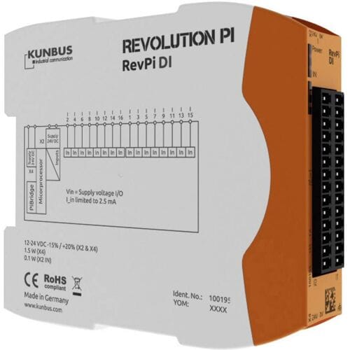 Revolution Pi by Kunbus RevPi DI PR100195 PLC-uitbreidingsmodule 24 V