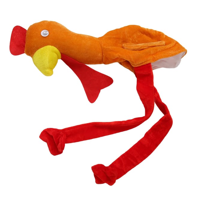 Kalkoen Hoed Licht Heldere Kleuren Duurzaam Polyester Zacht Comfortabel Gemakkelijk te Reinigen Thanksgiving Hoed red