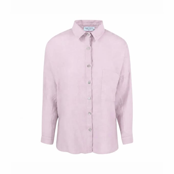 Dameshemd met lange mouwen Haris Cotton