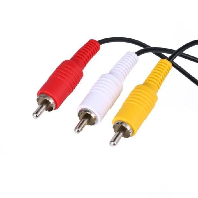 Câble AV - Nintendo - Wii - 1,8m - RCA - Haute qualité wit