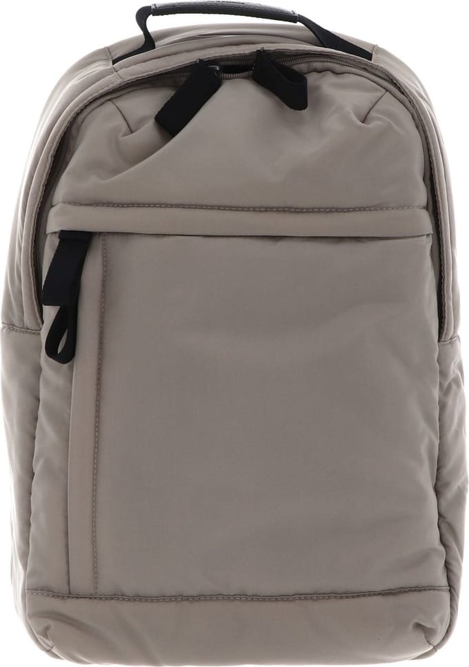 Marc O'Polo vrijetijdsrugzak rugzak met laptopvak Emil Backpack Dapple Grey beige