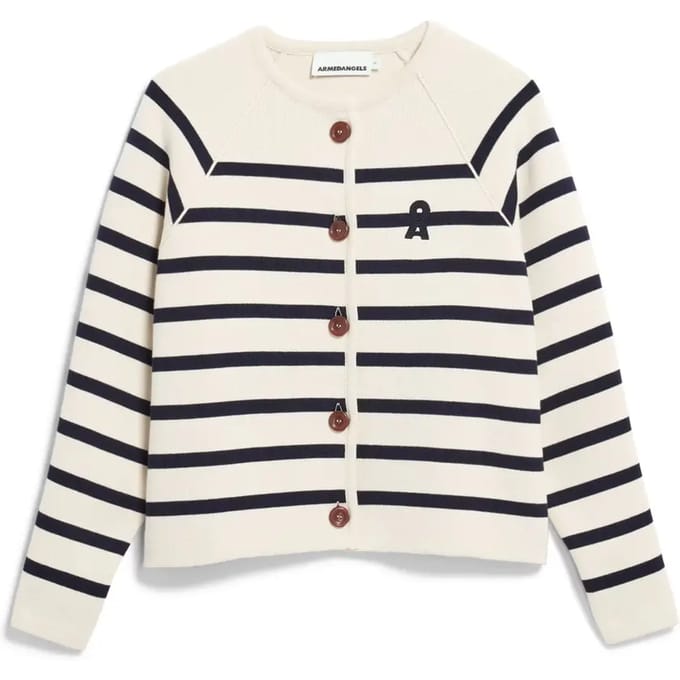 Damesjas Armedangels Cardigan Rayé