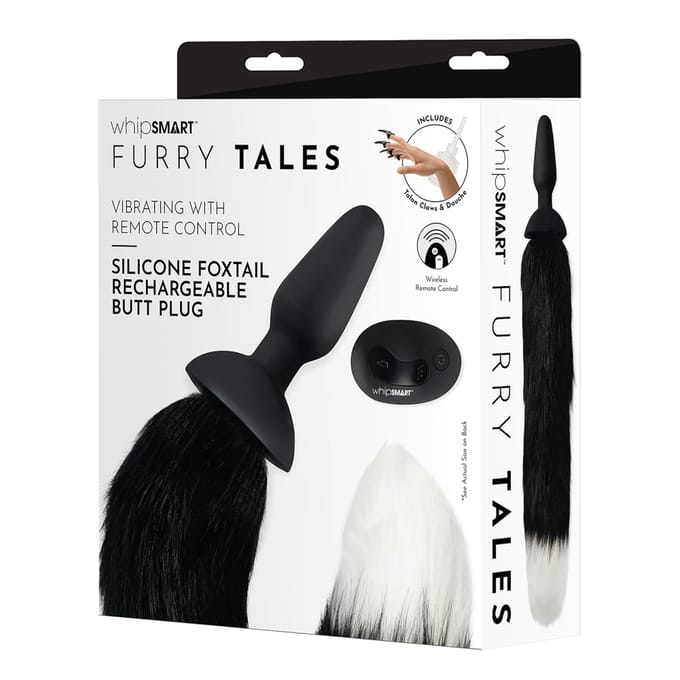 'Furry Tailes - Foxtail Vibrating Plug', 35 cm