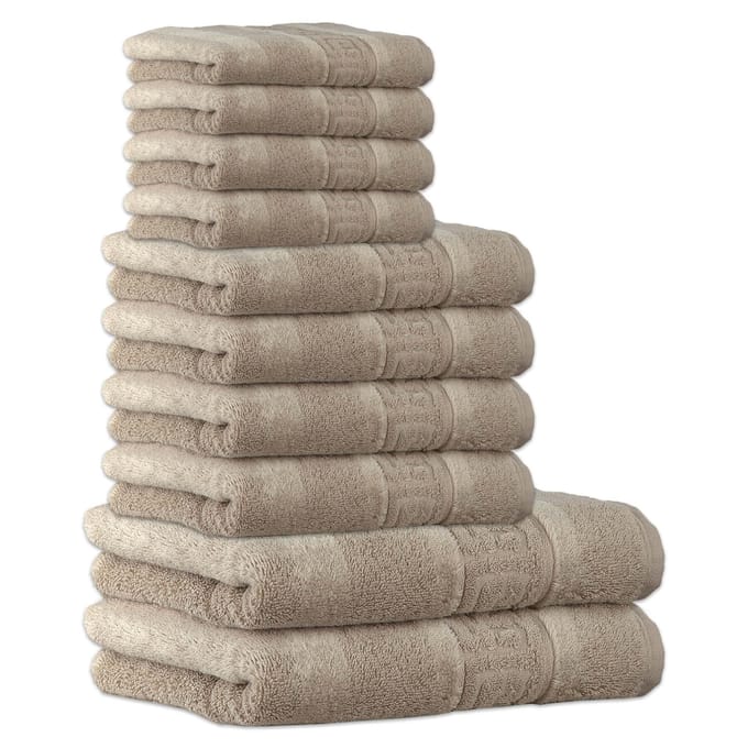 Cawoe Handdoek C Noblesse Een maat, 50x100 Set van 10