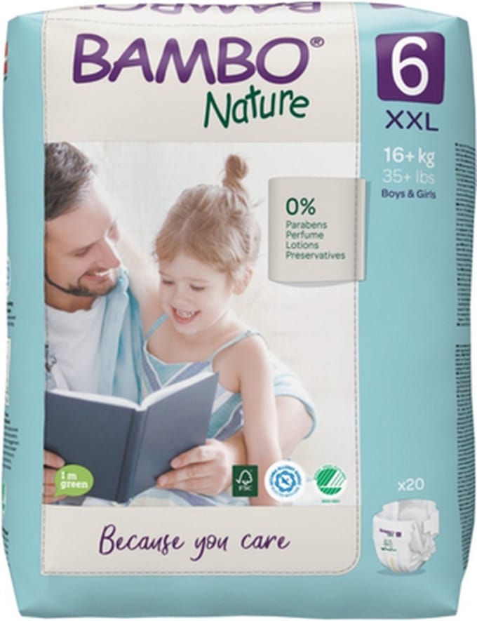 Bambo Nature 6 XXL - 12 pakken van 20 stuks