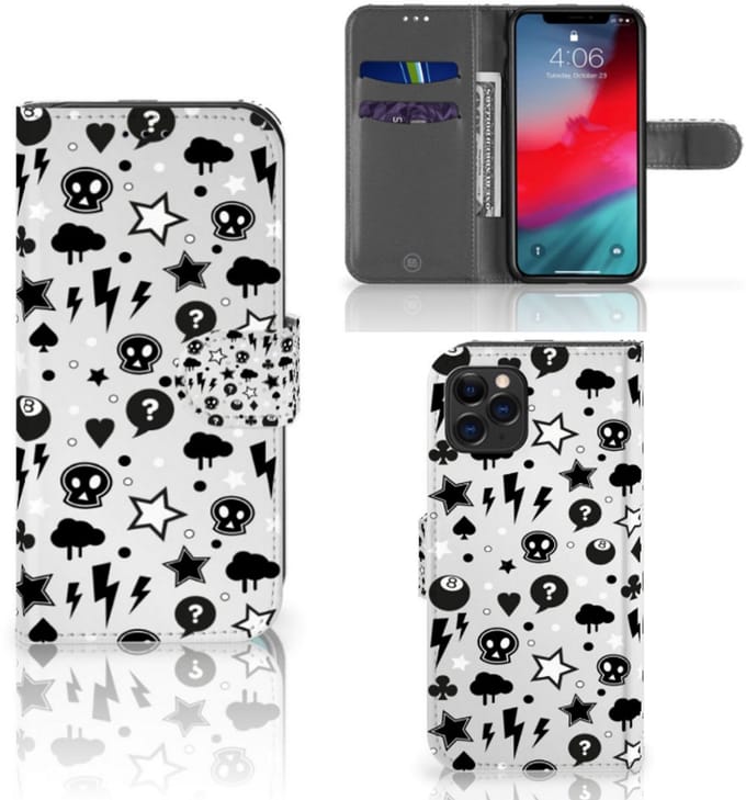 Telefoonhoesje met Naam Apple iPhone 11 Pro Silver Punk