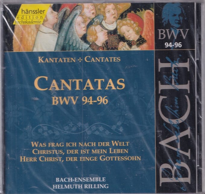Bach-Ensemble, Helmuth Rilling - J.S. Bach: Cantatas Bwv 94-96 (CD)
