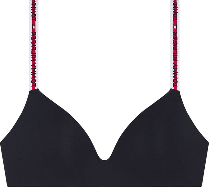Tommy Hilfiger dames Nature Tech triangel BH - katoen met modal gevoerd - donkerblauw