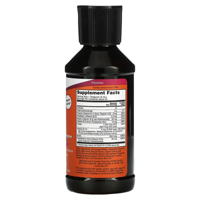 NOW Foods, Ultra B-12, 5.000 mcg, 4 fl oz (118 ml)