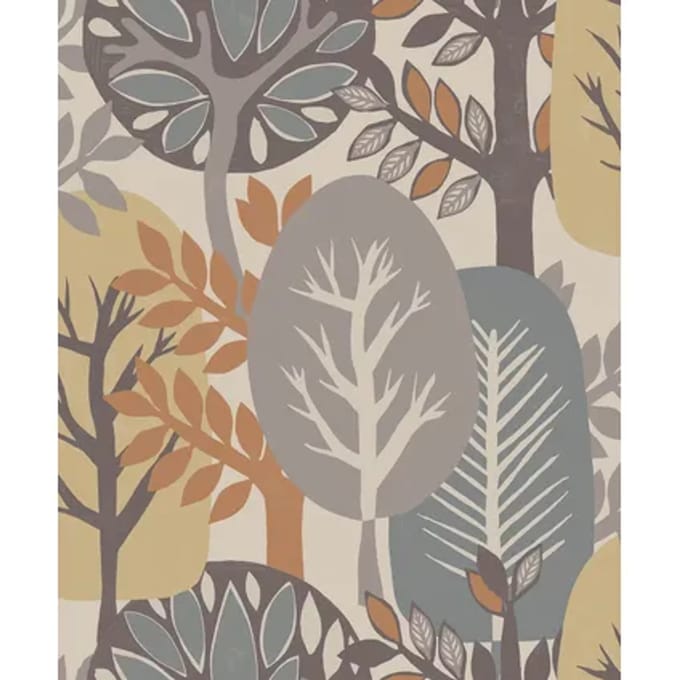 Decoprint Antibes Behang abstracte bomen - AN28282   5415058090302   Behang