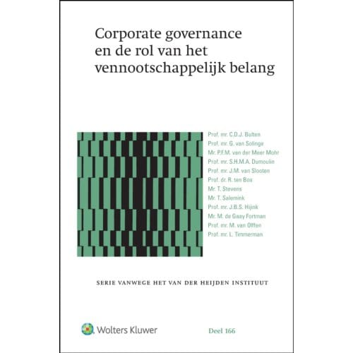 Corporate Governance En De Rol Van Het Vennootschappelijk Belang