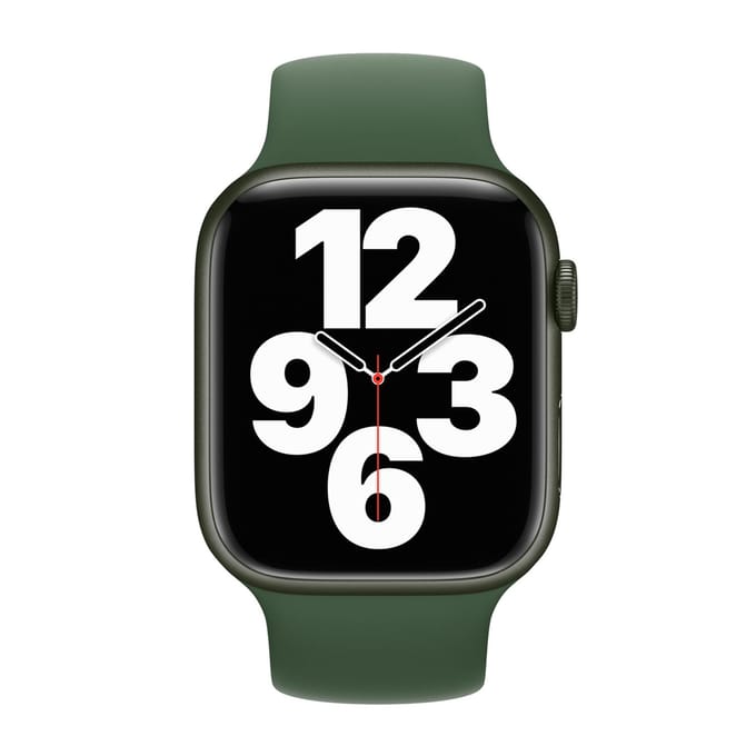 Apple Siliconen solobandje voor de Apple Watch | 38/40/41/42 mm - Maat 4 - Clover