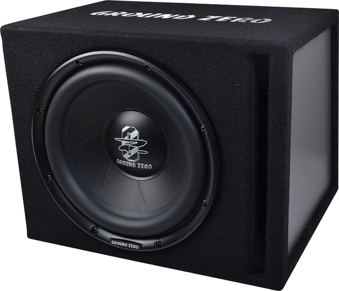 Ground Zero GZIB 30BR - Autosubwoofer - 12 inch - Sub Woofer in Kist - 700W