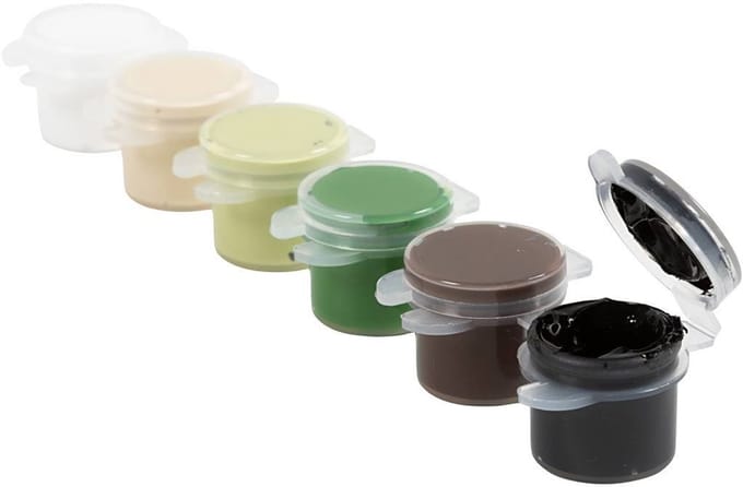 Creativ Company - Plus Color Acrylic Paint Natural Colors - 6x5ml.