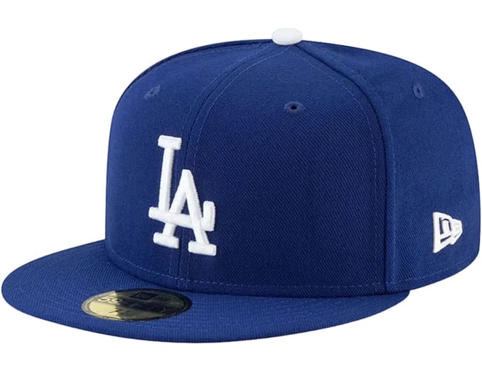 New Era Los Angeles Dodgers 59fifty Pet Blauw